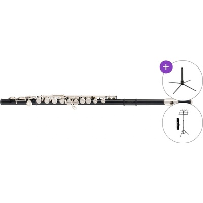 Latone LFL 600 Obsidian Silver SET Концертна флейта (LFL600OS-SET)