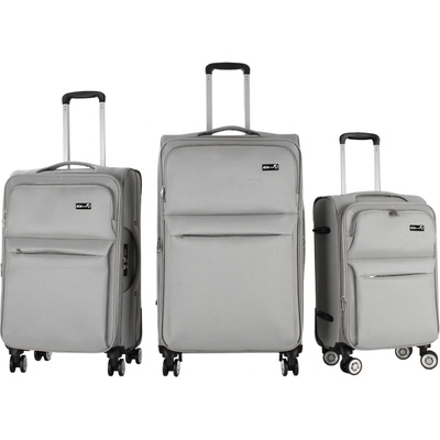 Aga Travel Sada kufrov MR4676 Svetlosivá 93 l 63 l 33 l