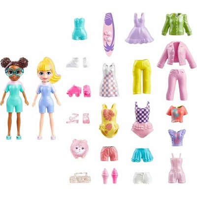 Mattel Polly Pocket Pidi svet do vrecka Veľký módny balíček bábik s obl