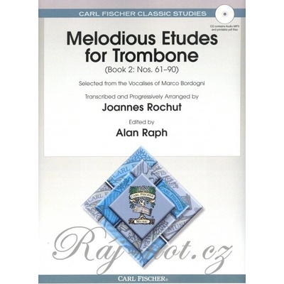 Melodious Etudes for Trombone 2 + CD