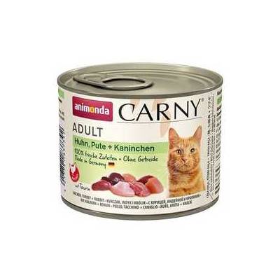 ANIMONDA konzerva CARNY Adult - kura, morka+králik 200g