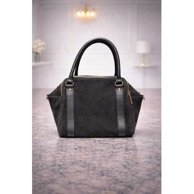 Max Original Leather Dámska kožená kabelka blk 30
