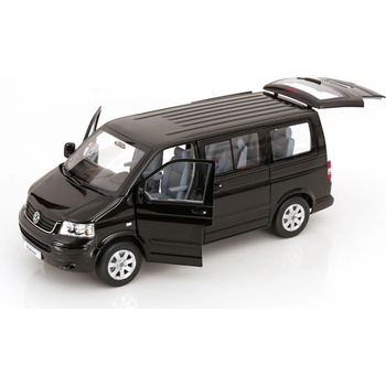 Volkswagen T5 Multivan 2003 čierna NOREV 1:18