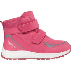 Viking Детски ежедневни обувки Viking Kid's Equip Glow Waterproof 2V Casual shoes - Pink - размер 27 (EU) (702-4628-0316)
