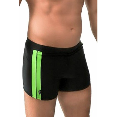 Pánske plavky Jamajka 3 čierno-zelené