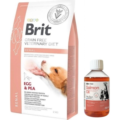 Brit Veterinary Diet Dog Renal Egg & Pea 2 kg