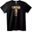 NOONEBRAND Тениска Цветна Буква Т - S, Black