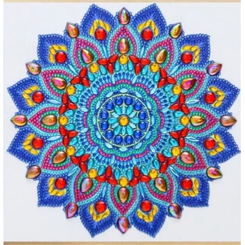 Image 1 of Синя мандала 25/25 см