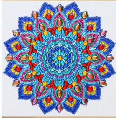 Синя мандала 25/25 см