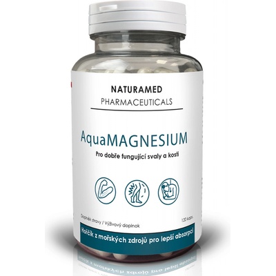 NaturaMed AquaMagnesium 120 kapslí