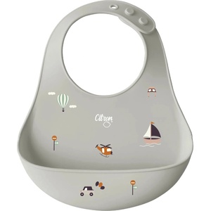 Citron Силиконов лигавник Citron - Превозни средства (Silicone_Bib_Vehicles) - baby