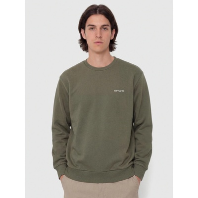 Carhartt WIP Script Embroidery leaf/white