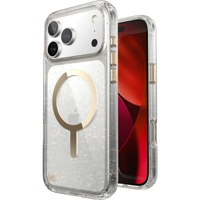 Speck Калъф Speck - Presidio Lux Glitter, iPhone 17 Pro Max, MagSafe, Gold Glitter (150987-9221)