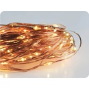 ACA Lighting LED dekoračná reťaz 10m 100LED WW 8 funkcií s adaptérom zlatá meď X01100132