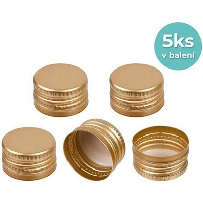 Šroubovací víčka na lahve 28mm TORO 5ks