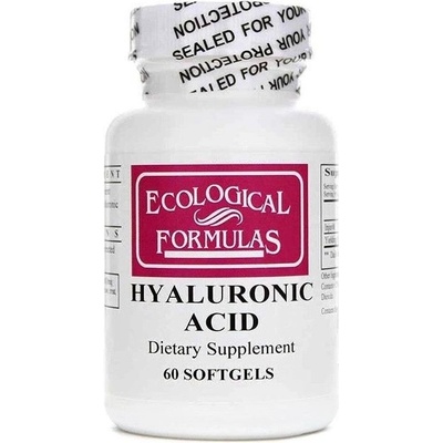Ecological Formulas Hyaluronic Acid, 60 софтгел капсули, Ecological Formulas (68087 EF)