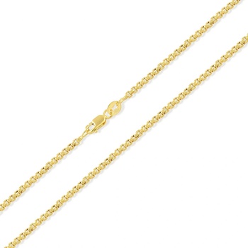 Lillian Vassago Zlatý řetízek typu cube LLV31-GCH081