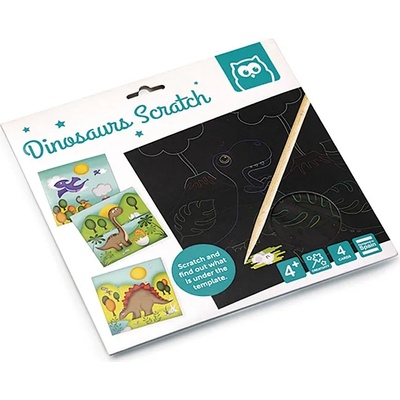 Eurekakids Творчески комплект Eurekakids - Скречбук, Динозаври (EU957001)