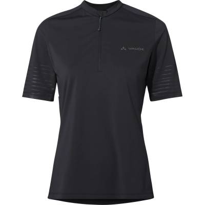 Vaude Дамска фланелка с къс ръкав за колоездене Vaude Women's Qimsa Pro Half Zip Shirt Cycling jersey - Black - размер 44 (EU) (156-2799-0215)