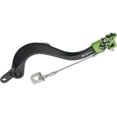 ACCEL páka nožní brzdy KAWASAKI KXF 250 04-20 barva zelená