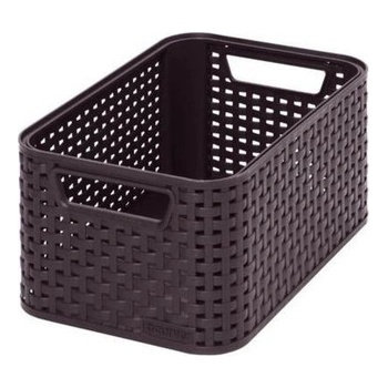 CURVER úložný box RATTAN S, 29,1 x 19,8 x 14,2 cm, hnedý, 03617-210