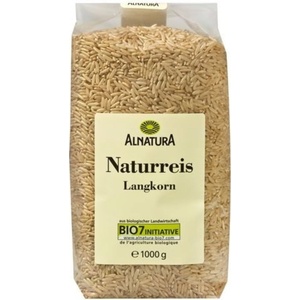 Alnatura Дългозърнест кафяв ориз - био - 1 кг
