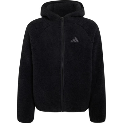 adidas Terrex Детско поларено яке adidas Terrex Kid's Xpl Fullzip Hoody Fleece Fleece jacket - Black - размер 128 (EU) (703-7210-0112)
