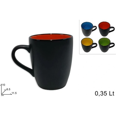 MAKRO Hrnček rôzne farby 350 ml