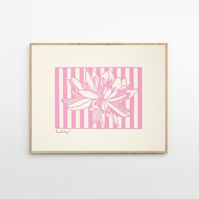 Moikka Plagát Lotus No. 01 by Little Detroit 21x29,7 (A4)