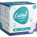 Calma Нощни дамски превръзки, с крилца, 10 броя
