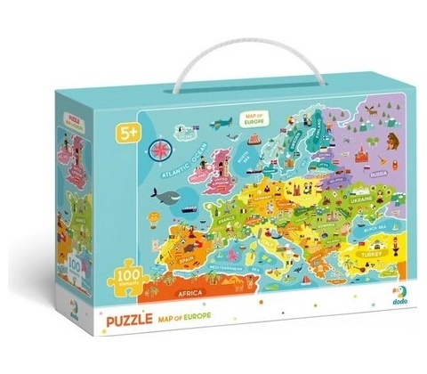 DoDo Mapa Európy 100 dielov