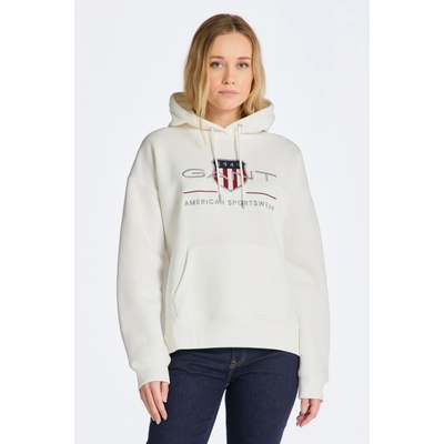 Gant Rel Archive Shield Hoodie biela