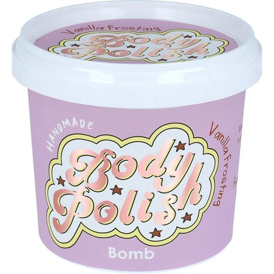 Bomb Cosmetics sprchový maslový peeling vanilková poleva 375 g