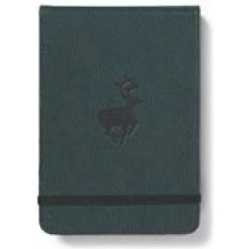 DINGBATS A6+ Wildlife Green Deer Reporter Notebook - Dotted