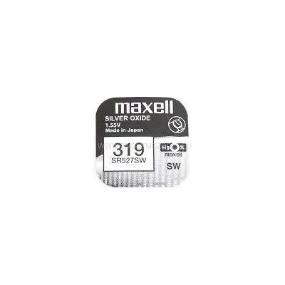 Maxell Бутонна батерия сребърна maxell sr-527 sw 1.55v /319/ 1.55v (ml-bs-sr-527-sw)