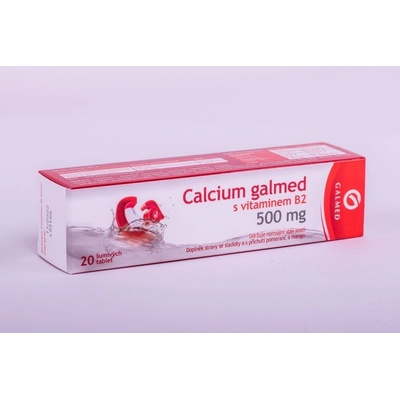 Galmed Calcium 500 mg 20 šumivých tablet