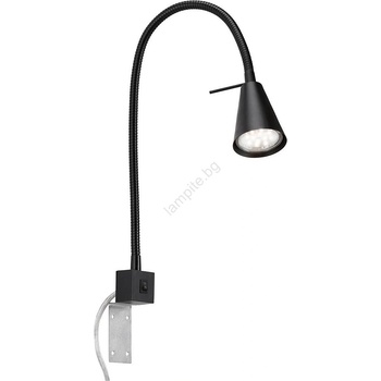 Briloner 2080-015 - LED Аплик COMFORT LIGHT 1xGU10/5W/230V черен (BL1435)