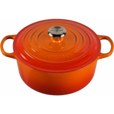Le Creuset Signature zapék.hrnec kulaty 26 cm cervená