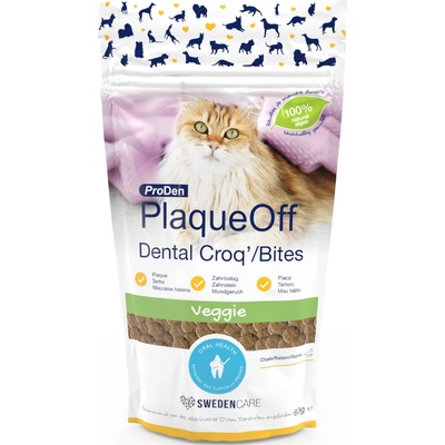 ProDen 60g ProDen PlaqueOff croq-bites закуски за дентална грижа котки