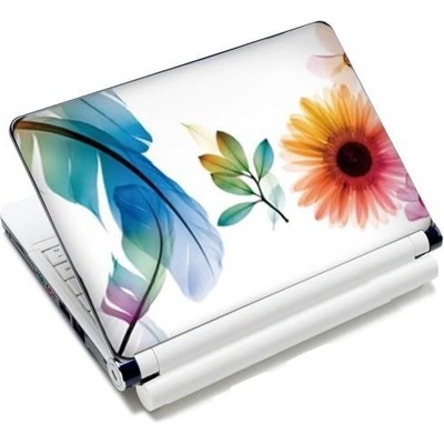 Samolepka, skin Huado na notebook 12"-15,6" Pierko a kvetinky