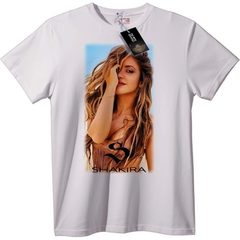 NOONEBRAND Тениска Лого на Shakira - 4XL, White