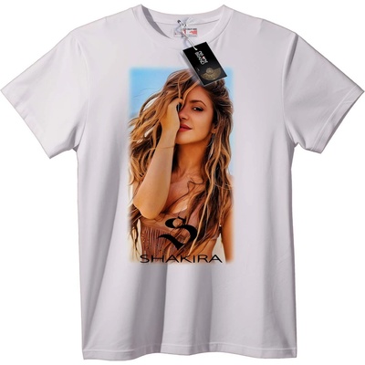 NOONEBRAND Тениска Лого на Shakira - 4XL, White