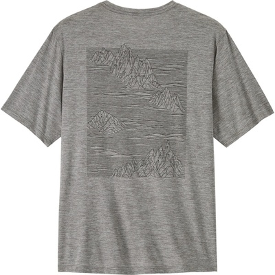 Patagonia Мъжка спортна тениска Patagonia Cap Cool Daily Shirt Strataspire Sport shirt - Feather Grey - размер XS (216-7992-0211)