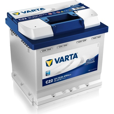 Varta Blue Dynamic 12V 52Ah 470A 552 400 047 – Hledejceny.cz