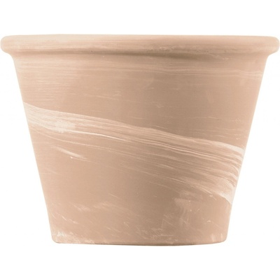 Deroma Terakotový květináč Vasum Duo White 26 x 19 cm – Hledejceny.cz