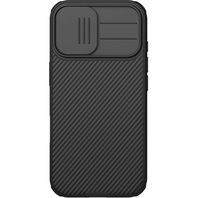 Nillkin iPhone 17 NILLKIN CAMSHIELD PRO MAGNETIC Пластмасов удароустойчив капак за телефон с ивици, черен GP-175229 (GP-175229)