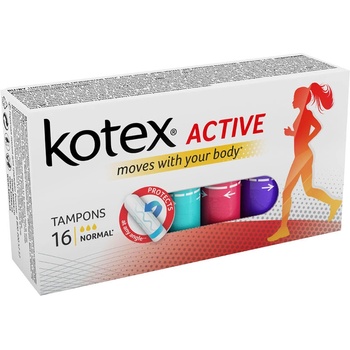 Kotex Tampony Active Normal 16 ks