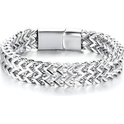 HARAHU Мъжка верижка за китка ur-22791 - Сребърна kp22791 (ur-22791)