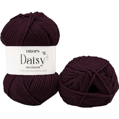 Drops Daisy uni 34 tmavá grape