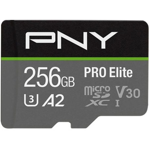 PNY PRO Elite microSDXC 256GB C10/U3/V30 P-SDU256V32100PRO-GE